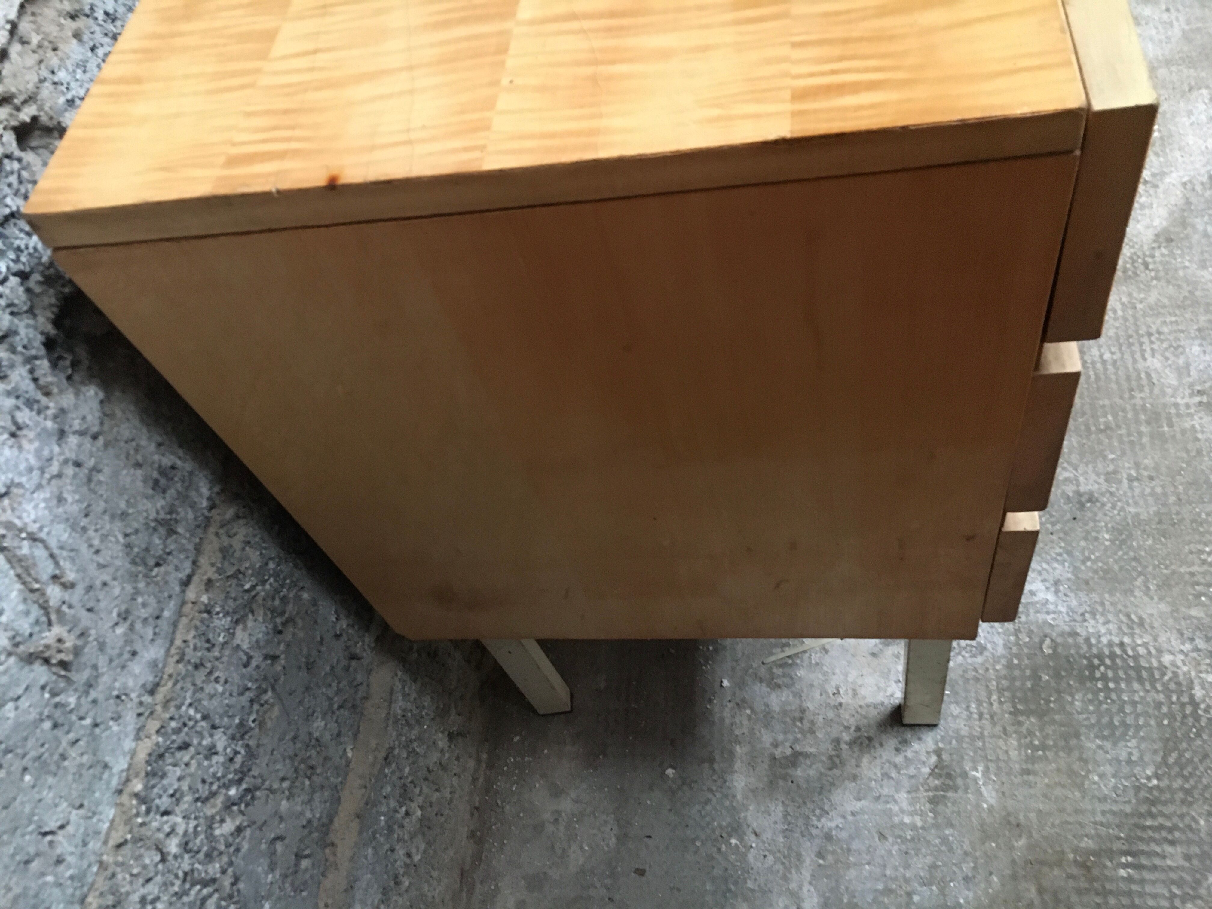 Mini pair of dresser bedside bedside end of vintage sofa 1950