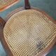 Table and six chairs in the Louis XVI style mahogany