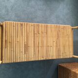 Vintage bamboo bench
