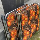 Pair of vintage sunbeds