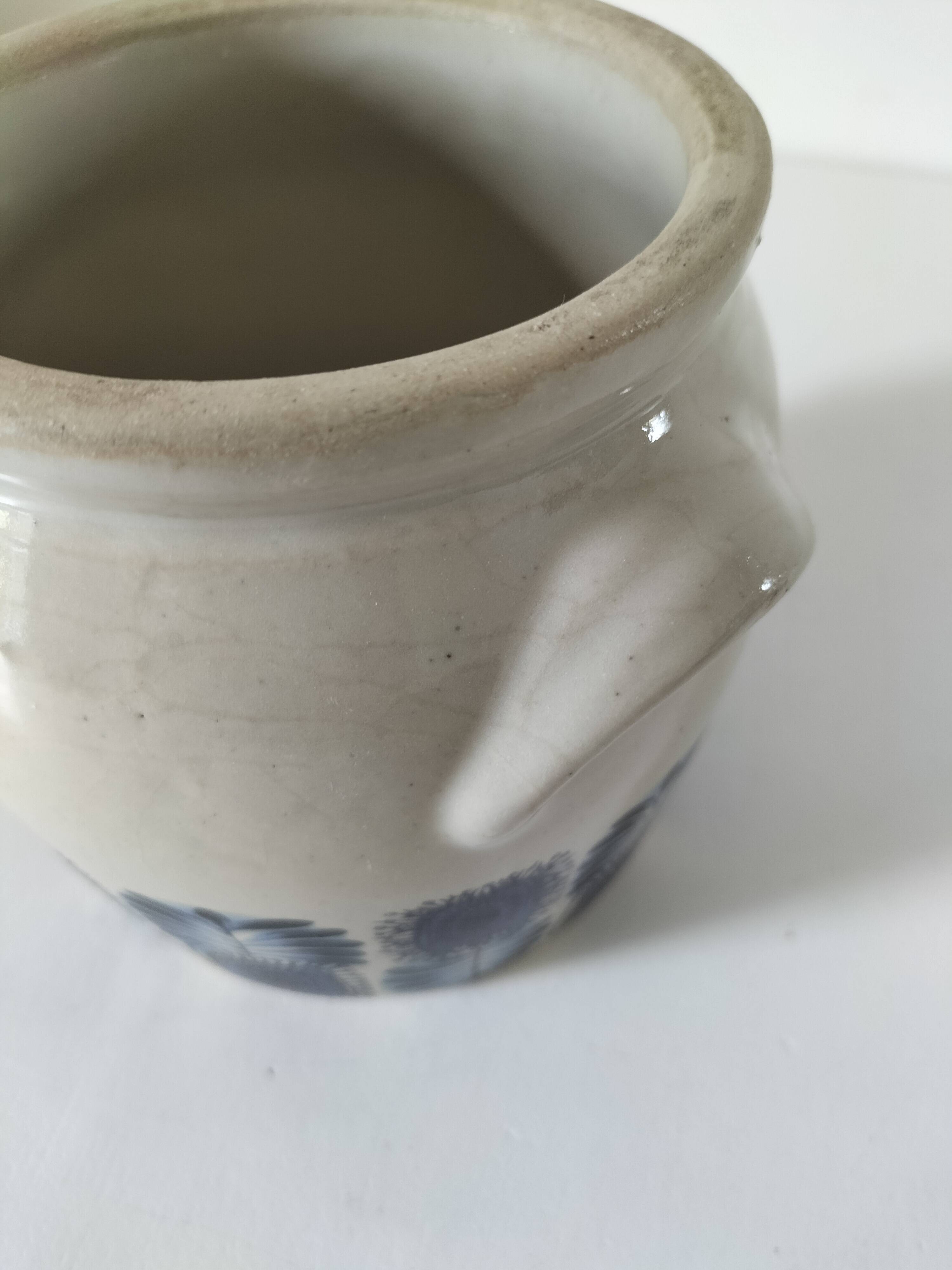 Pot en grès L.M.L. (L Marin-Laflèche) décor Palma – années 70