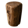 CLEO stool in hand-carved solid recycled teak