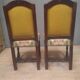 Pair of Louis XIII period chairs