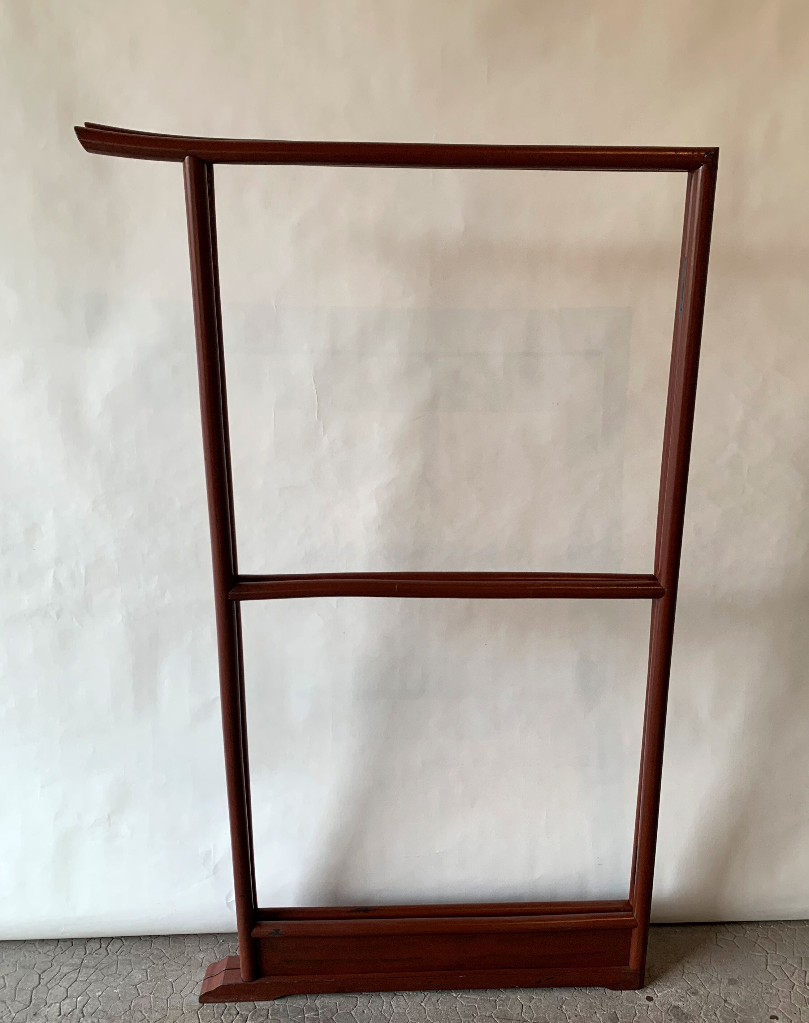 Japanese lacquered clothing holder