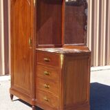 Meuble d'entrée 3 en 1, penderie, commode et coiffeuse