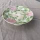 Compotier in slip pattern with art deco roses