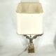 Pair of nickel eagle table lamps by Loevsky and Loevsky, 1970s