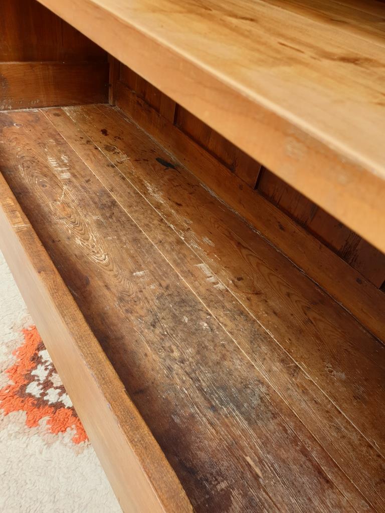 Norman countryside buffet in solid cherry wood nineteenth