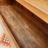 Norman countryside buffet in solid cherry wood nineteenth