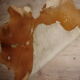 tanned goatskin of 1970, ideal descent of bed 40x34cm