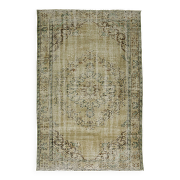 Modern Unique Rug, Turkish Oriental Handmade Boho Kilim Rug,for Kitchen,Bedroom 277 x 178 cm