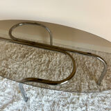 Tubular design coffee table from the 70s