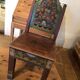 Hand-carved artisan chair – Ethnic / Bohemian style