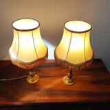Paire de lampes vintage