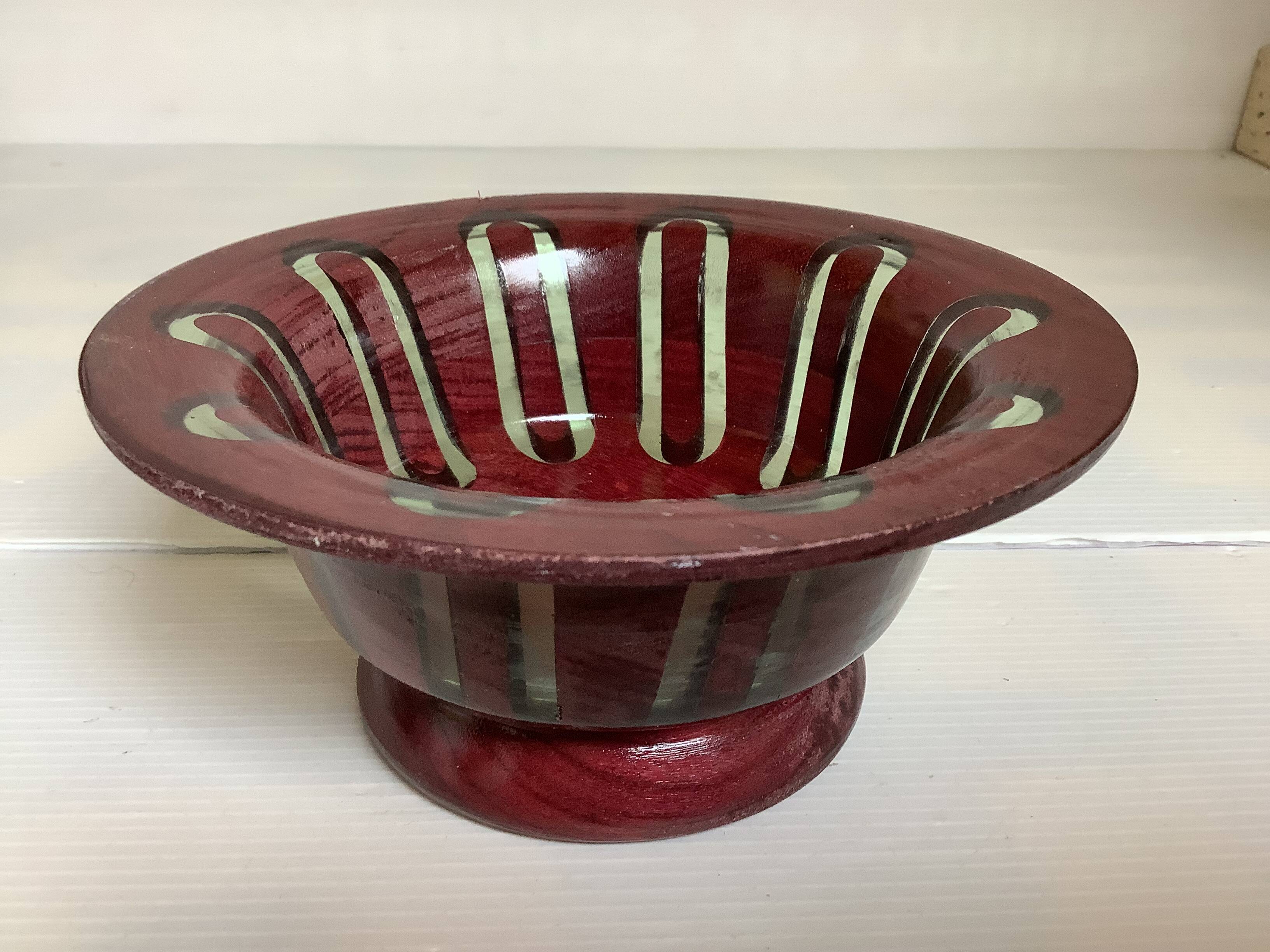 Wooden catchall Nopjes handcrafted woodturning