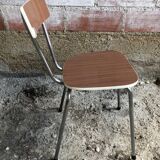 Old chair kitchen formica brown