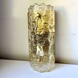 Glass & Brass wall sconces design by Carl Fagerlund for Orrefors /Lyfa