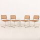 Vintage Italian Cesca chairs 1970s