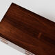 Midcentury Danish low chest of 2x2 drawers in rosewood by Hundevad 1960s