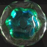Grand cendrier bleu vert type Daum