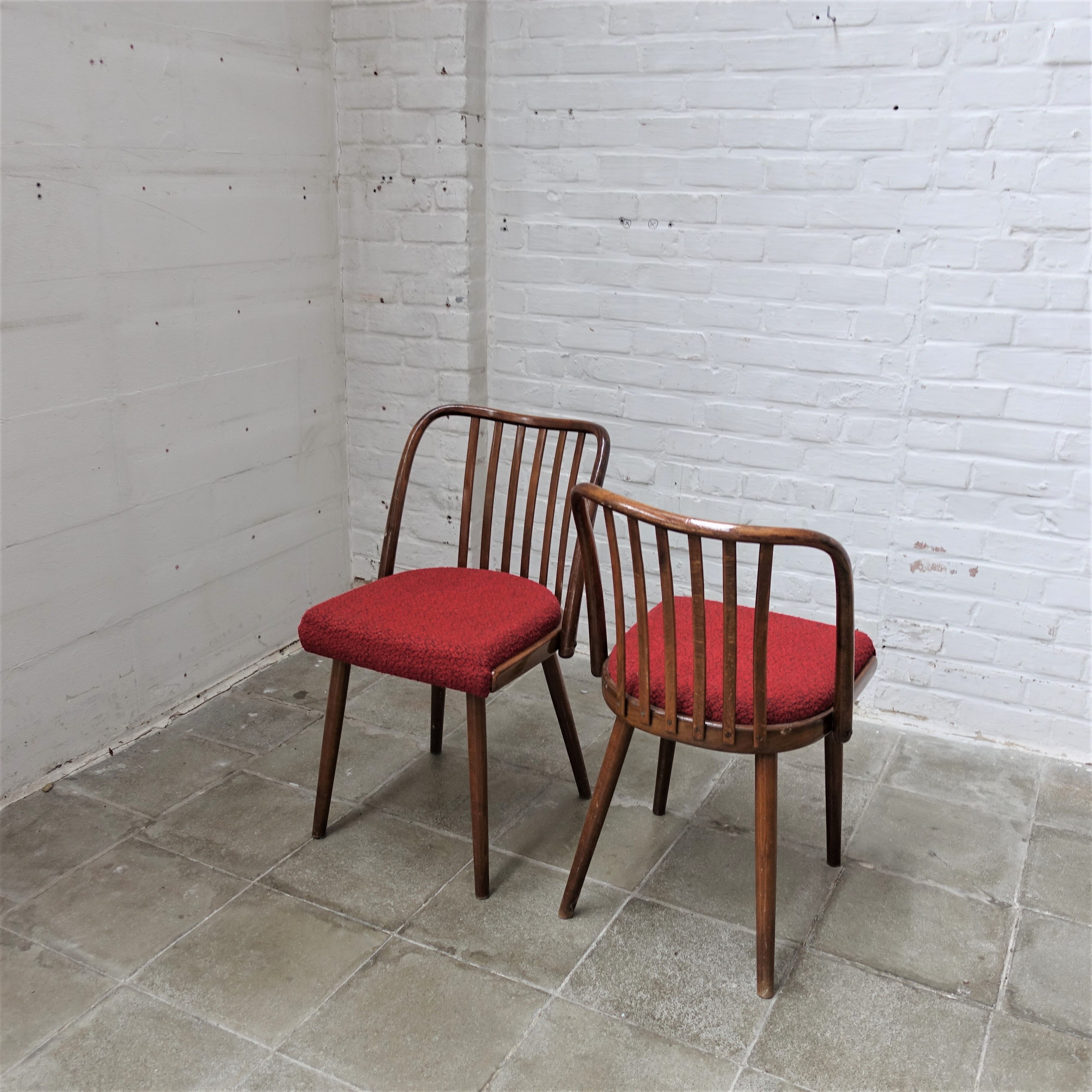 Set of 4 Antonin Suman chairs