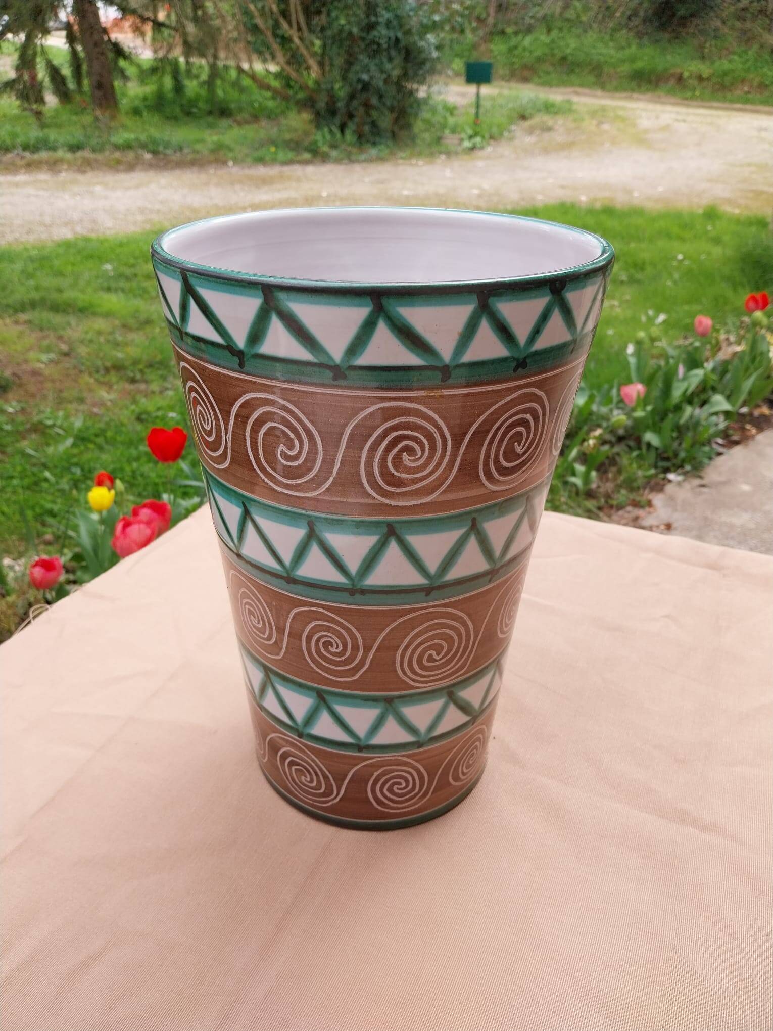 Large vase by Robert Picault