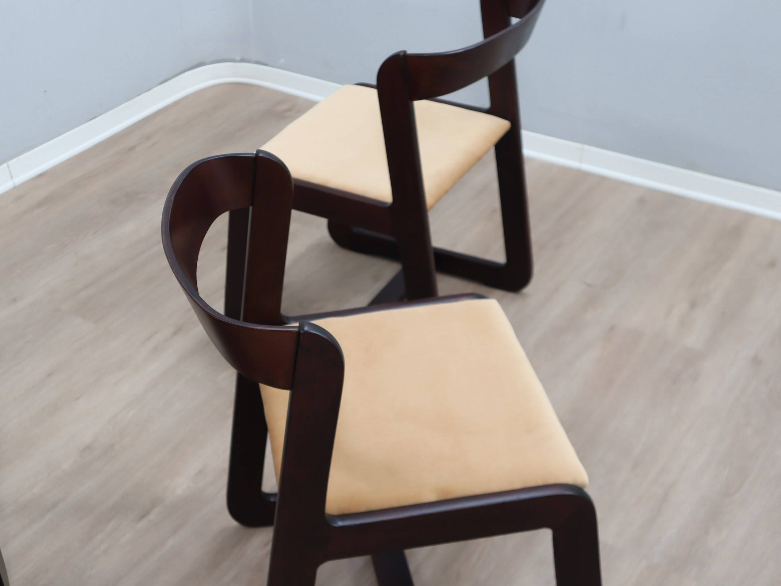 6 chaises de salle à manger Mario Sabot, Italie années 1970