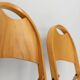 Set of 2 vintage folding chairs from the 1970s, by Achille and Pier Giacomo Castiglioni for Bernini.