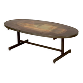 Table basse en céramique Jacques Lignier, 1970