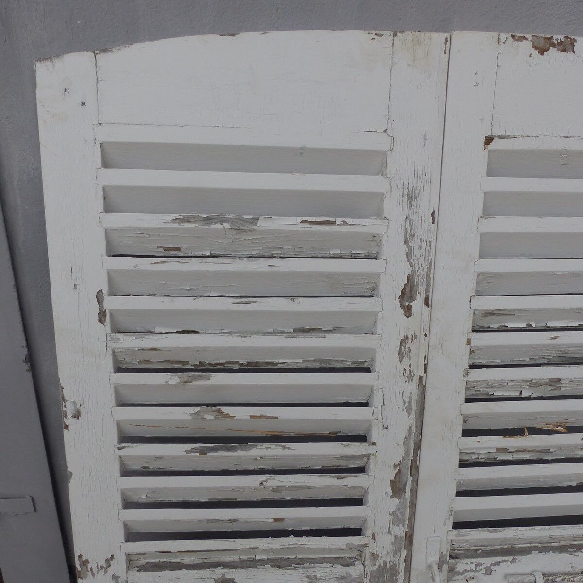 Wooden shutters louvers 2 swings L 49.5 x H 152 cm