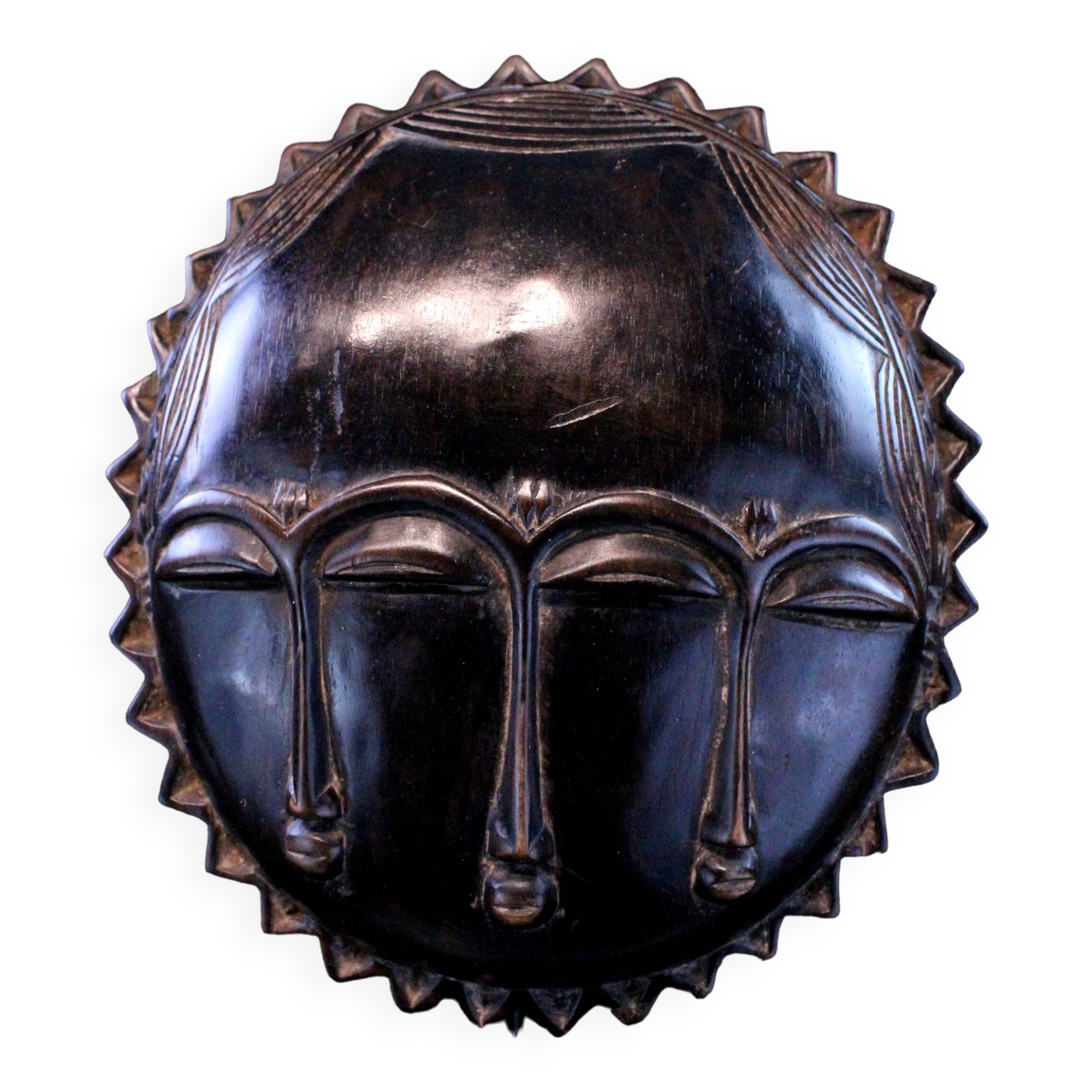 African Art Africa - Baoulé Sun Mask - 28 cm