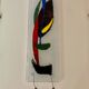 Large scandinavian design glass wall light.