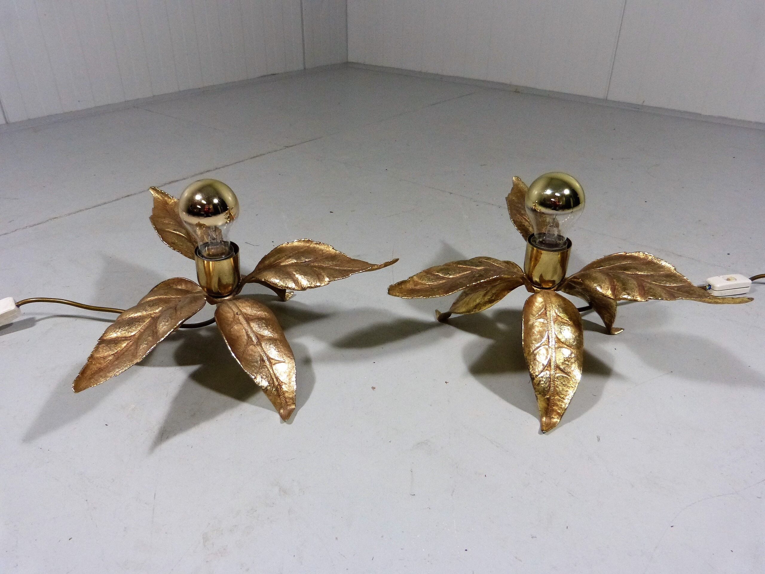 Pair of Willy Daro table lamps for Massive Belgium, 1960’s