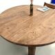 Table ronde années 50 constructiviste noyer