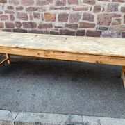 Table de ferme 300 cm en sapin 1900