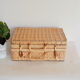 Rattan suitcase, wicker, vanity
