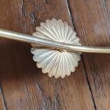 Pair of tulips and rosette wall lamp