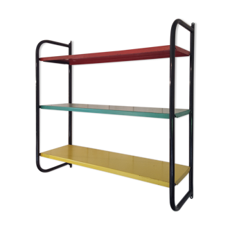Tricolour wall shelf