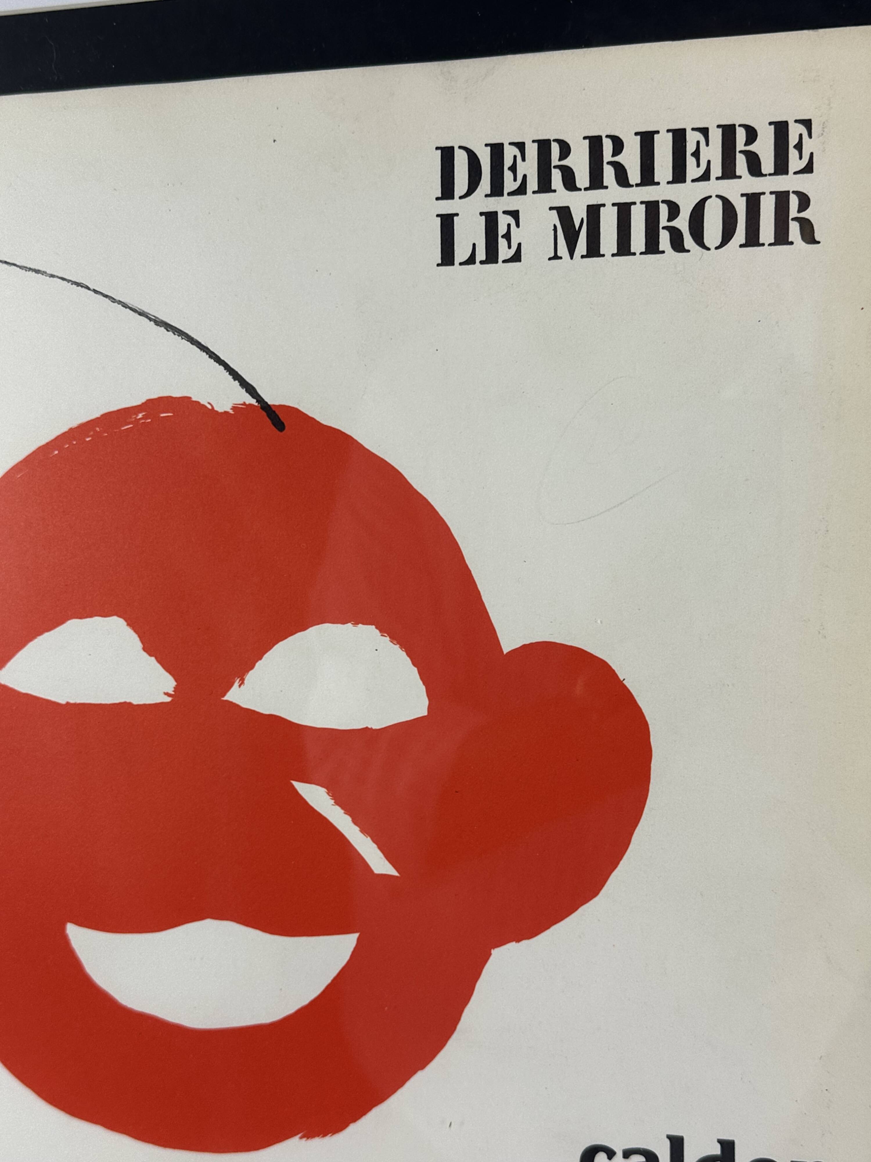 Two Lithographs Alexander CALDER - DLM Behind the Mirror - Maeght
