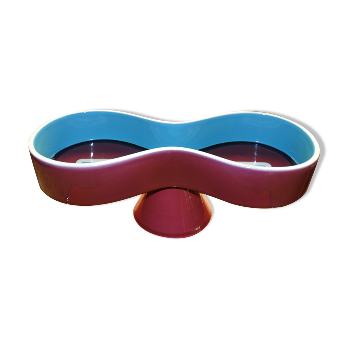 Coupe rose intense Karim Rashid pour Bitossi Céramiques