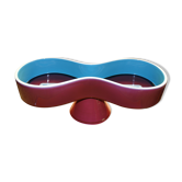 Coupe rose intense Karim Rashid pour Bitossi Céramiques
