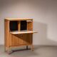 Van den Berghe Pauvers oak bar cabinet