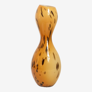 Vase Murano années 60 motifs léopard
