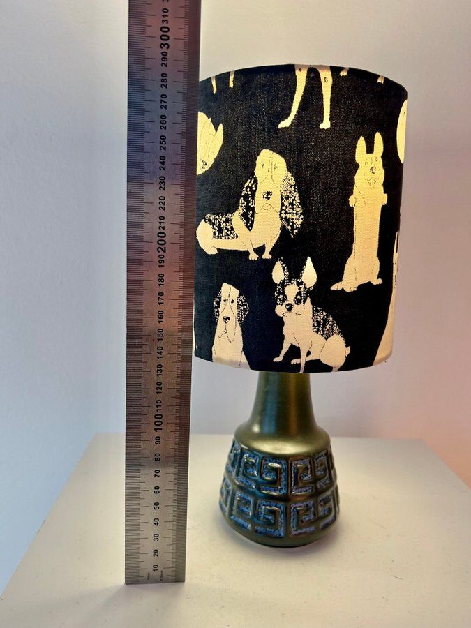 Small cordless table lamp – West German Pottery, 1950s