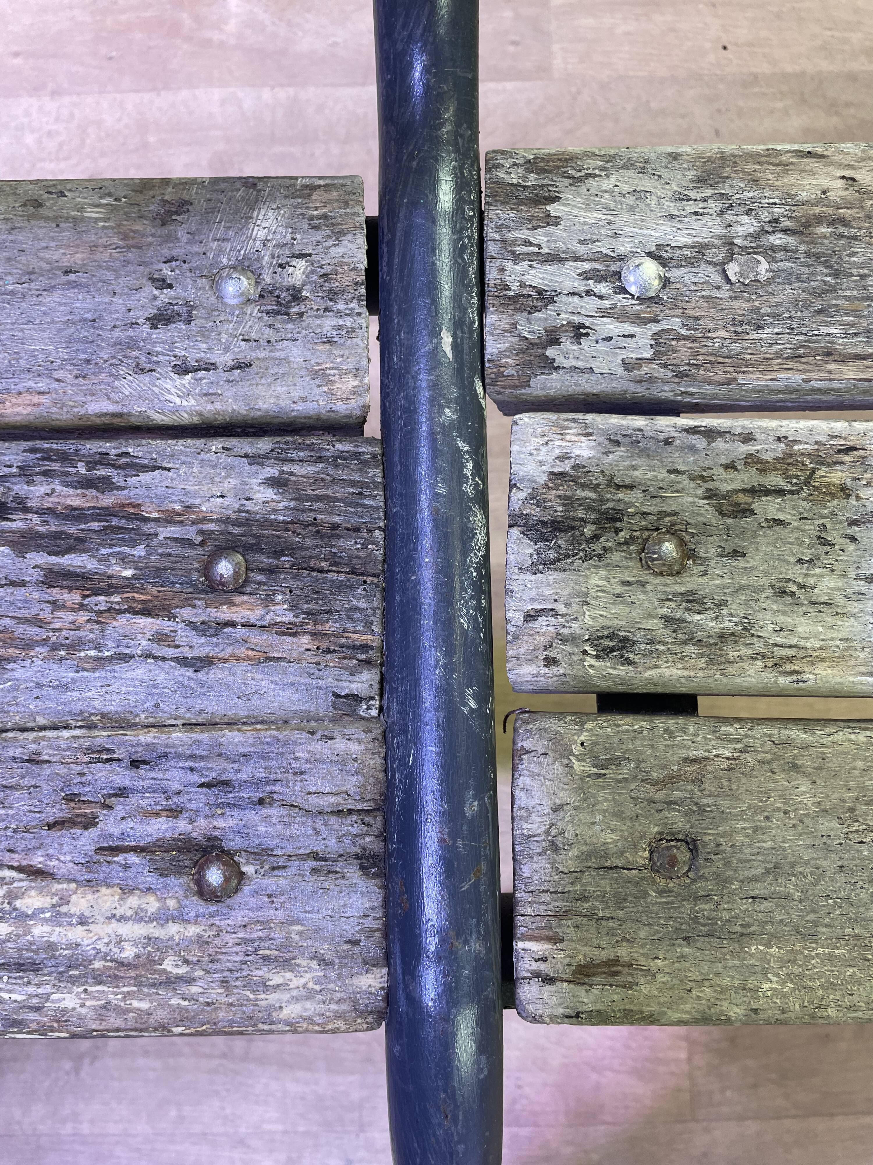 Pair of farm benches