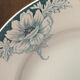 Six assiettes plates terre de fer 1900s St Amand Hamage Suzanne