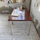 Ernst Moeckl 1960s teak desk with chrome base