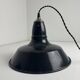 Old enamelled industrial workshop suspension