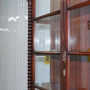 Victorian library in hand-carved hardwood