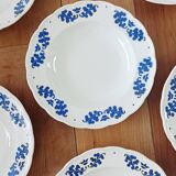 Set of 6 Boch oak leaf soup plates